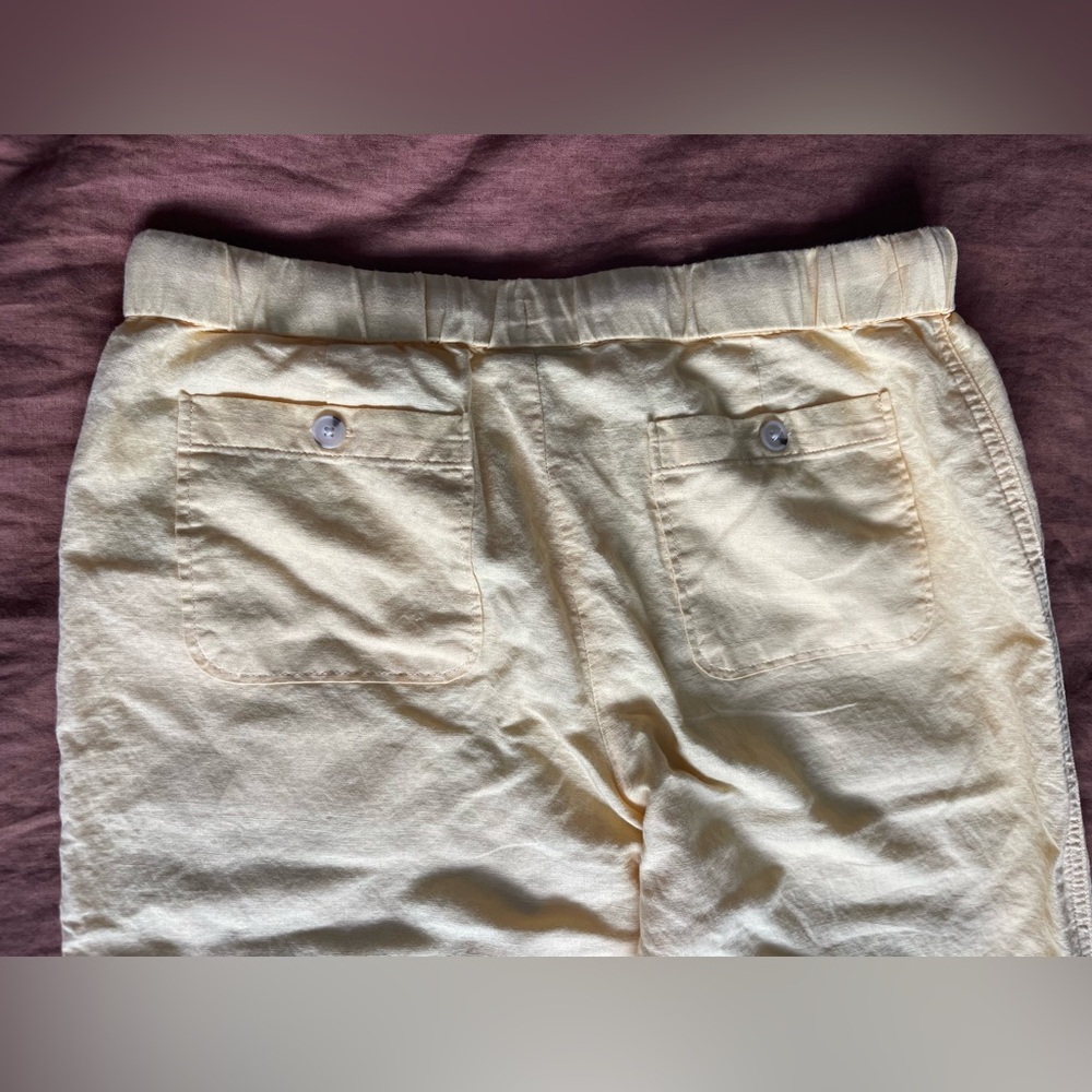 Liz Claiborne Light Tan Linen-Cotton Pants - Picture 8 of 10